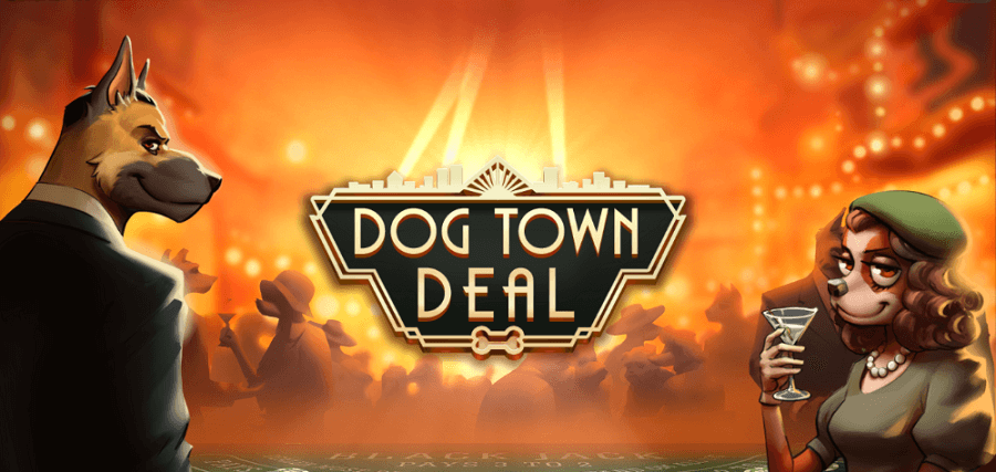 Banner de Tragamonedas Dog Town Deal de Quickspin