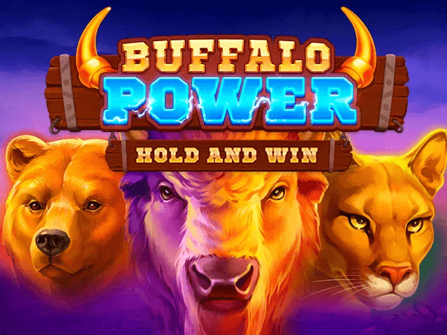 Banner de pagamonedas Buffalo Power Hold and Win de Playson