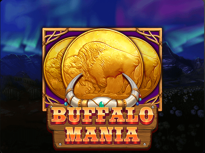 Banner de tragamonedas Buffalo Mania de RealTime Gaming para casinos online Colombia