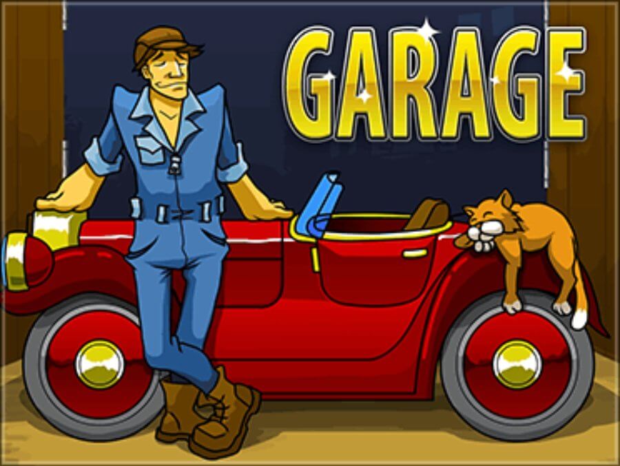 Banner de tragamonedas Garage