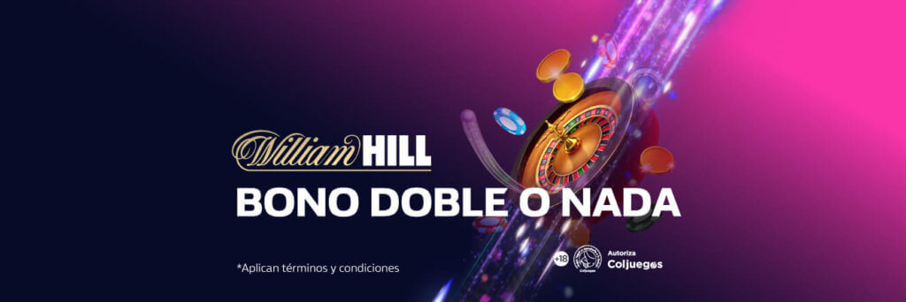 Bono de bienvenida William Hill CO