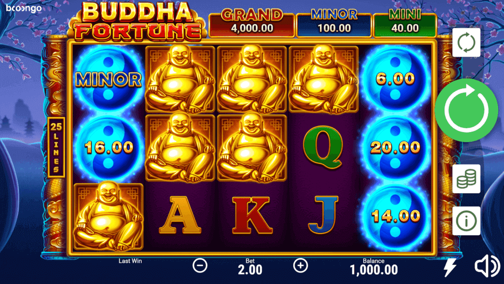 Buddah Fortune Hold and Win 