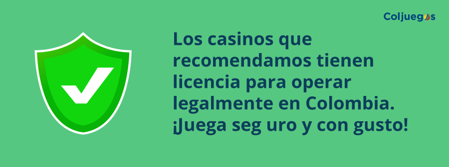 Casinos con licencia en Colombia