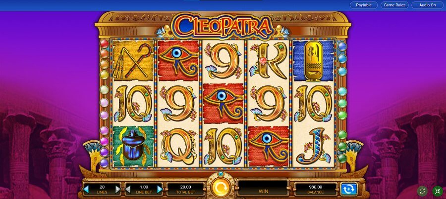 Jackpot de tragamonedas Cleopatra