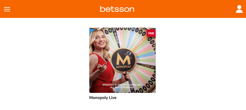 Jugar Monopoly Live en Betsson