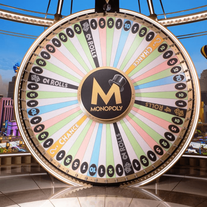 Money Wheel de Monopoly Live