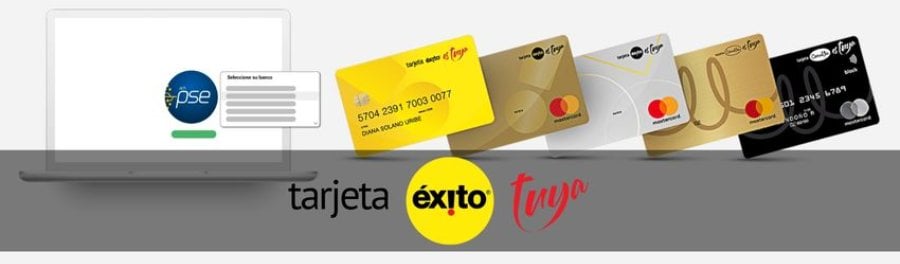 Pagar en casinos tarjetas Éxito