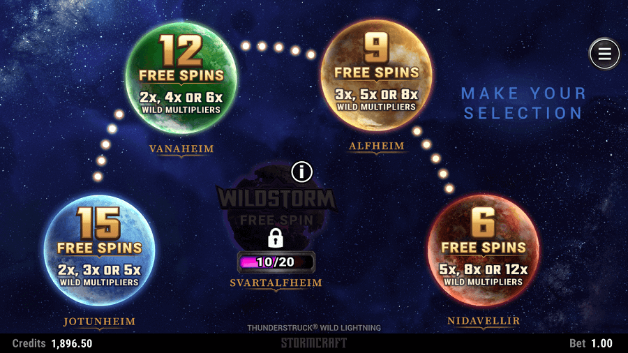 Tiradas Gratis de Tragamonedas Thunderstruck Wild Lightning de Microgaming