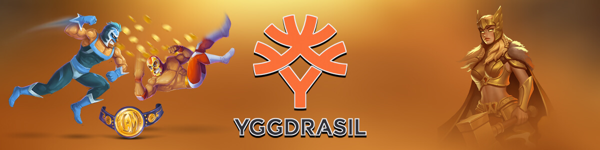 Banner de proveedor de juegos de casino online Yggdrasil