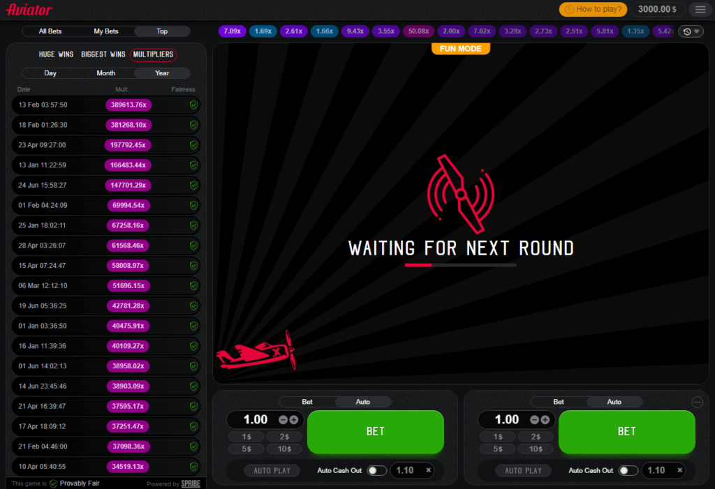Aviator crash game