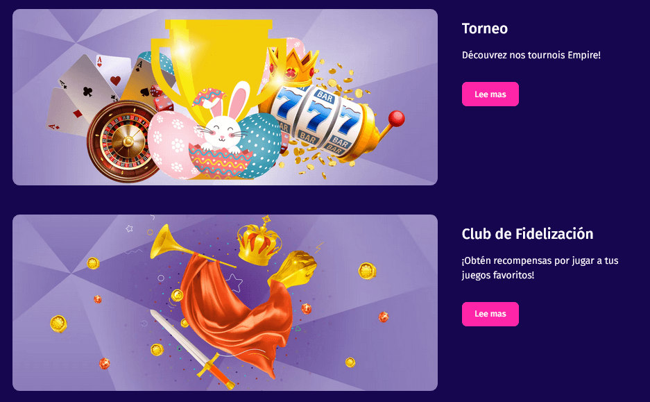 Bonos de empire.io