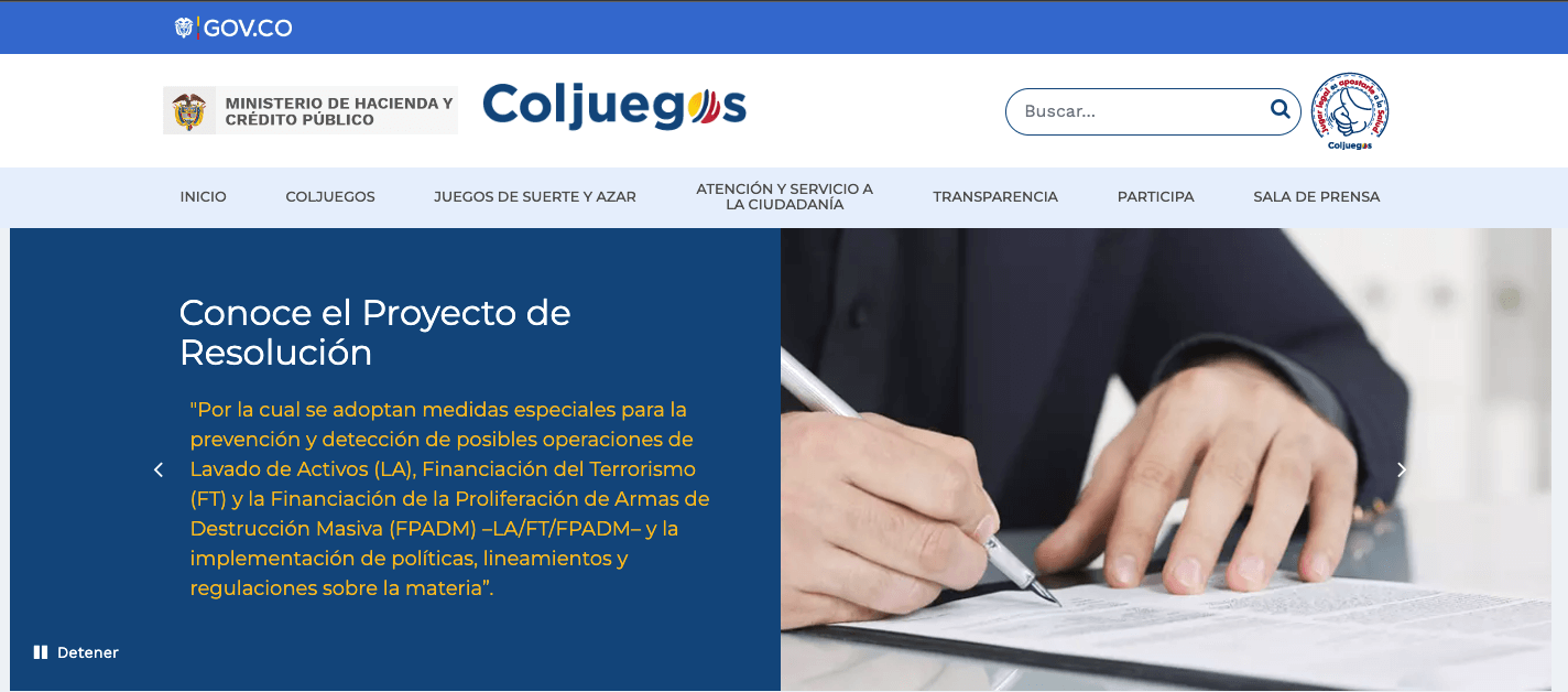 Coljuegos publica medidas novedosas para combatir lavado de activos
