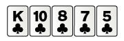 Mano de color en online poker Color en el poker virtual