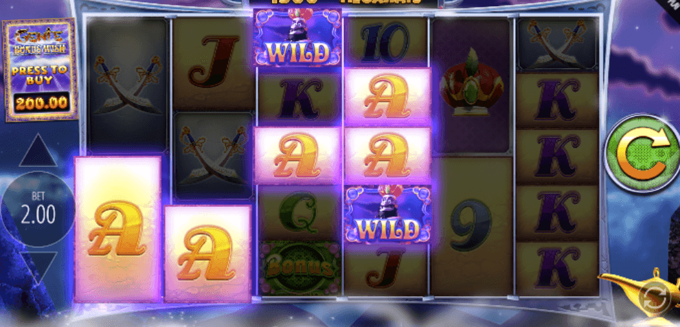 Símbolos Genie Jackpots Megaways