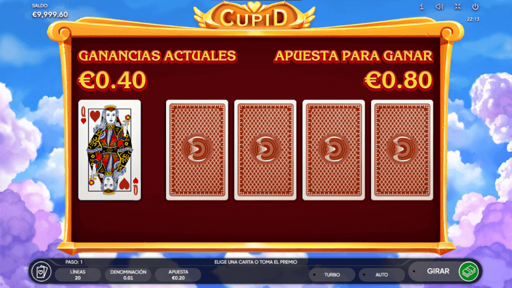 Juego de riesgo en Cupid