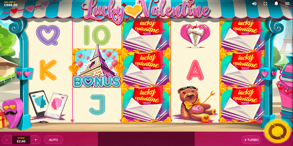 Banner de tragamonedas Lucky Valentine