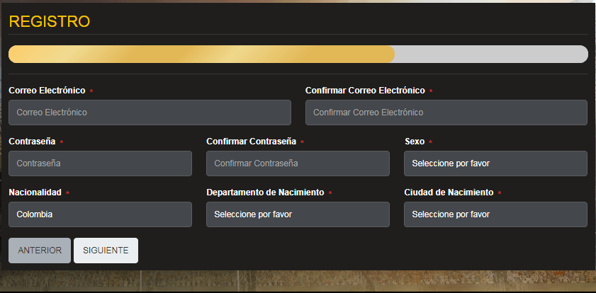 Megapuesta registro