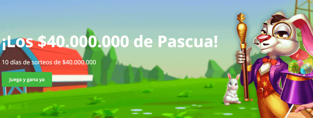 Oferta de Pascua del casino online Betsson en Colombia