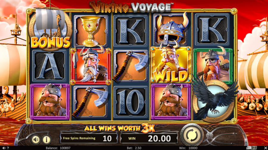 Viking Vogage tragamonedas del proveedor BetSoft