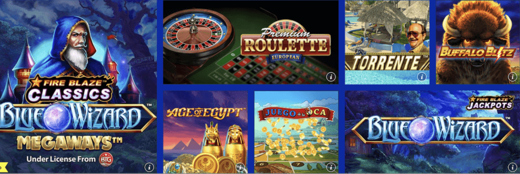 Juegos de tragamonedas de casino William Hill en Colombia